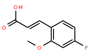 4-Fluoro-2-methoxycinnamic acid