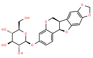 三葉豆紫檀苷；紅車(chē)軸草根苷