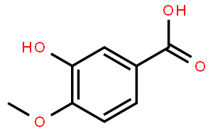 異香草酸，異香蘭酸,3-羥基-4-甲氧基苯甲酸