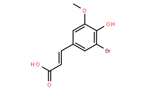 3-Bromo-4-hydroxy-5-methoxycinnamic acid