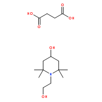丁二酸与4-羟基-2,2,6,6-四甲基-1-哌啶醇的聚合物