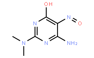 2-Dimethylamino-4-hydroxy-5-nitroso-6-aminopyrimidine