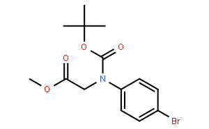 2-(4-溴苯基)-2-叔丁氧羰基氨基乙酸甲酯