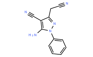 5-氨基-4-腈基-1-苯基-3-乙腈吡唑