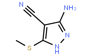 3-氨基-5-(甲基硫代)吡唑-4-腈