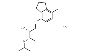 反式-3-(异丙基氨基)-1-((7-甲基-2,3-二氢-1H-茚-4-基)氧基)丁烷-2-醇盐酸盐