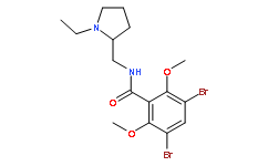 (R)​-3,​5-​Dibromo-​N-​[(1-​ethyl-​2-​pyrrolidinyl)​methyl]​-​2,​6-​dimethoxybenzamide