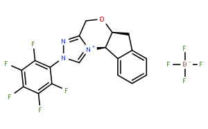 (5aS,10bR)-2-(全氟苯基)-4,5a,6,10b-四氢-2H-茚并[2,1-b][1,2,4]三唑并[4,3-d][1,4]恶嗪-11-鎓四氟硼酸盐