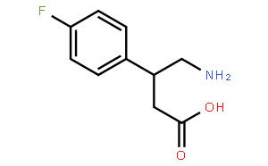 (R)-4-氨基-3-(4-氟苯基)丁酸
