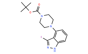 1-Boc-4-(3-Iodo-1H-indazol-4-yl)piperazine
