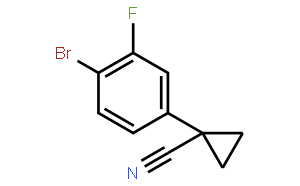 1-(4-Bromo-3-fluorophenyl)cyclopropanecarbonitrile