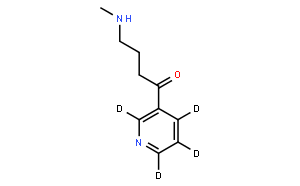 4-(Methylamino)-1-(3-pyridyl-d4)-1-butanone 2HCl