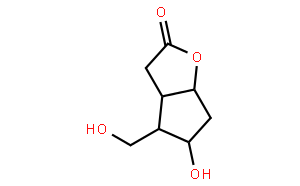 (3aS,4R,5S,6aR)-(+)-六氢-5-羟基-4-羟甲基-2H-环戊并[b]呋喃-2-酮