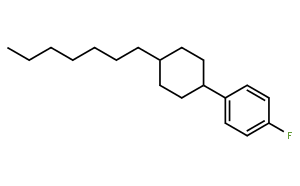 trans-1-Fluoro-4-(4-n-heptylcyclohexyl)benzene