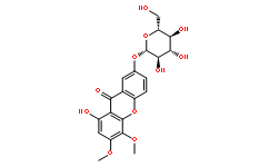 1,7-二羟基-3,4-二甲氧基山酮-7-O-葡萄糖苷