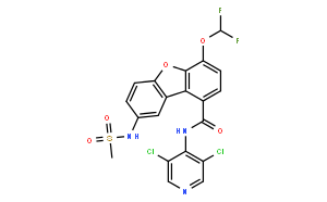 N-(3,5-Dichloropyridin-4-yl)-4-(difluoromethoxy)-8-(methylsulfonamido)dibenzo[b,d]furan-1-carboxamide