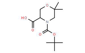 (S)-4-(tert-Butoxycarbonyl)-6,6-dimethylmorpholine-3-carboxylic acid
