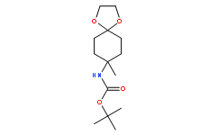 tert-butyl 8-Methyl-1,4-dioxaspiro[4.5]decan-8-ylcarbaMate