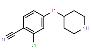2-Chloro-4-(4-piperidinyloxy)benzonitrile