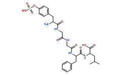 Leu-Enkephalin (sulfated) H-Tyr(SO3H)-Gly-Gly-Phe-Leu-OH