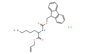 (S)-烯丙基 2-((((9H-芴-9-基)甲氧基)羰基)氨基)-6-氨基己酸酯盐酸盐