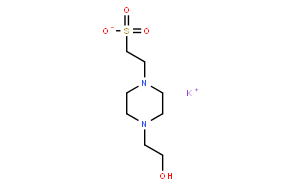 N-(2-羟乙基)哌嗪-N′-(2-乙磺酸) 钾盐