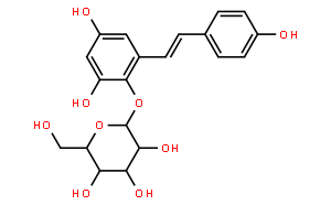 二苯乙烯苷，2,3,5,9-四羟基二苯乙烯葡萄糖苷