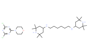 聚[N,N'-双(2,2,6,6-四甲基-4-哌啶基)-1,6-己二胺-co-2,4-二氯-6-吗啉-1,3,5-三嗪]