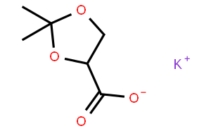 2,2-二甲基-1,3-二氧戊环-4-羧酸钾盐