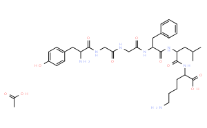 Tyr-Gly-Gly-Phe-Leu-Lys Acetate salt