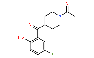 1-Acetyl-4-(5-fluoro-2-hydroxybenzoyl)piperidine