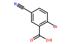 2-溴-5-氰基苯甲酸