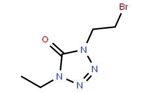 1-(2-Bromoethyl)-4-ethyl-1,4-dihydro-5H-tetrazol-5-one
