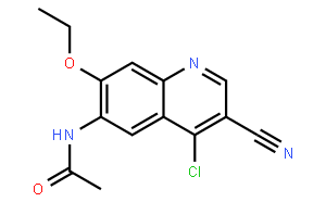 N-(4-氯-3-氰基-7-乙氧基喹啉-6-基)乙酰胺