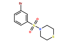 4-((3-溴苯基)磺酰基)硫代吗啉