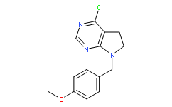 4-Chloro-7-(4-methoxybenzyl)-6,7-dihydro-5H-pyrrolo[2,3-d]pyrimidine
