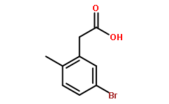 5-溴-2-甲基苯基乙酸