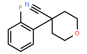 4-(2-Fluorophenyl)tetrahydropyran-4-carbonitrile