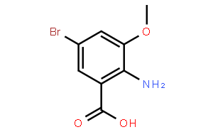 2-氨基-5-溴-3-甲氧基苯甲酸