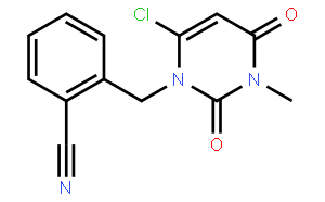 2-((6-氯-3-甲基-2,4-二氧代-3,4-二氢嘧啶-1(2H)-基)甲基)苯甲腈