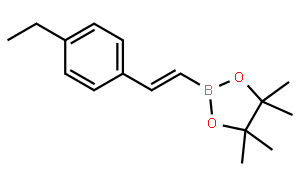 (E)-2-(4-Ethylstyryl)-4,4,5,5-tetramethyl-1,3,2-dioxaborolane