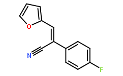 E-α-(4-氟苯基)-β-(2-呋喃基)丙烯腈