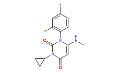3-环丙基-1-(2-氟-4-碘苯基)-6-(甲基氨基)嘧啶-2,4(1H,3H)-二酮