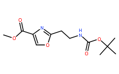 4-Oxazolecarboxylic acid,2-[2-[[(1,1-dimethylethoxy)carbonyl]amino]ethyl]-, methyl ester