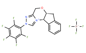 (5aR,10bS)-2-(全氟苯基)-4,5a,6,10b-四氢-2H-茚并[2,1-b][1,2,4]三唑并[4,3-d][1,4]噁嗪-11-鎓四氟硼酸盐