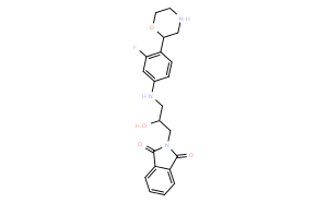 N-(3-Phthalimido-2-(R)-hydroxypropyl)-3-fluoro-4-(morpholinyl)aniline
