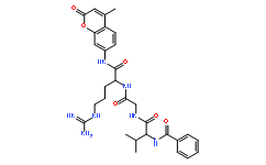 Bz-Val-Gly-Arg-AMC trifluoroacetate salt