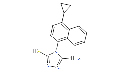 3H-1,2,4-Triazole-3-thione, 5-amino-4-(4-cyclopropyl-1-naphthalenyl)-2,4-dihydro