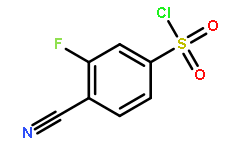 4-cyano-3-fluorobenzene-1-sulfonyl Chloride