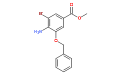Methyl 4-amino-3-(benzyloxy)-5-bromobenzenecarboxylate